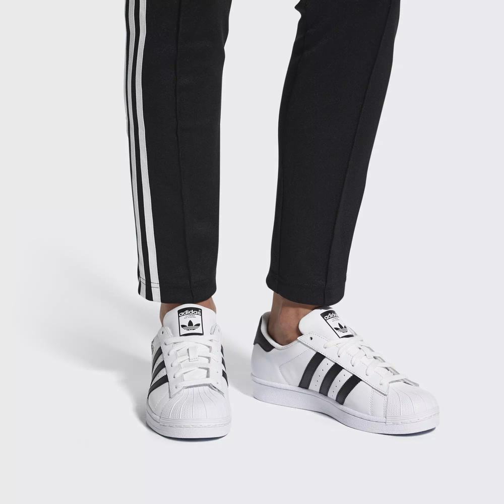 Adidas Superstar Tenis Blancos Para Mujer (MX-95384)